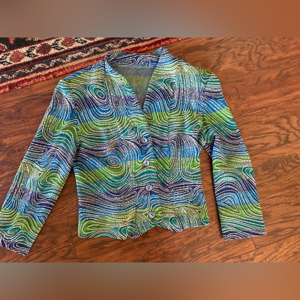 Vintage MISSONI Swirl Jacket Size Medium (Italy 44)